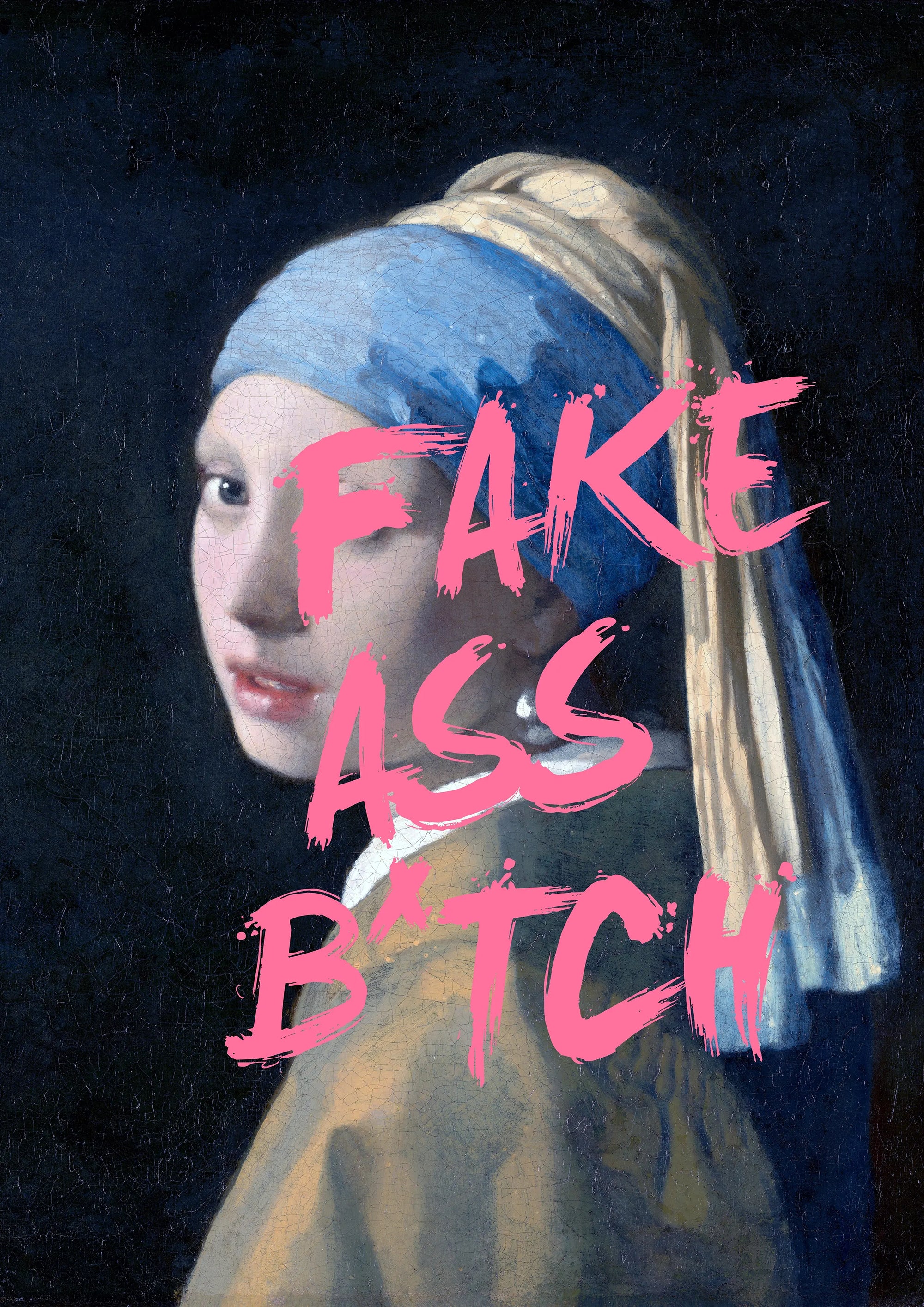 Poster - Fake ass woman art