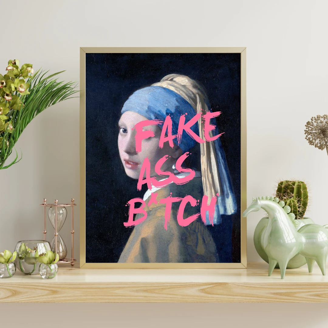 Poster - Fake ass woman art
