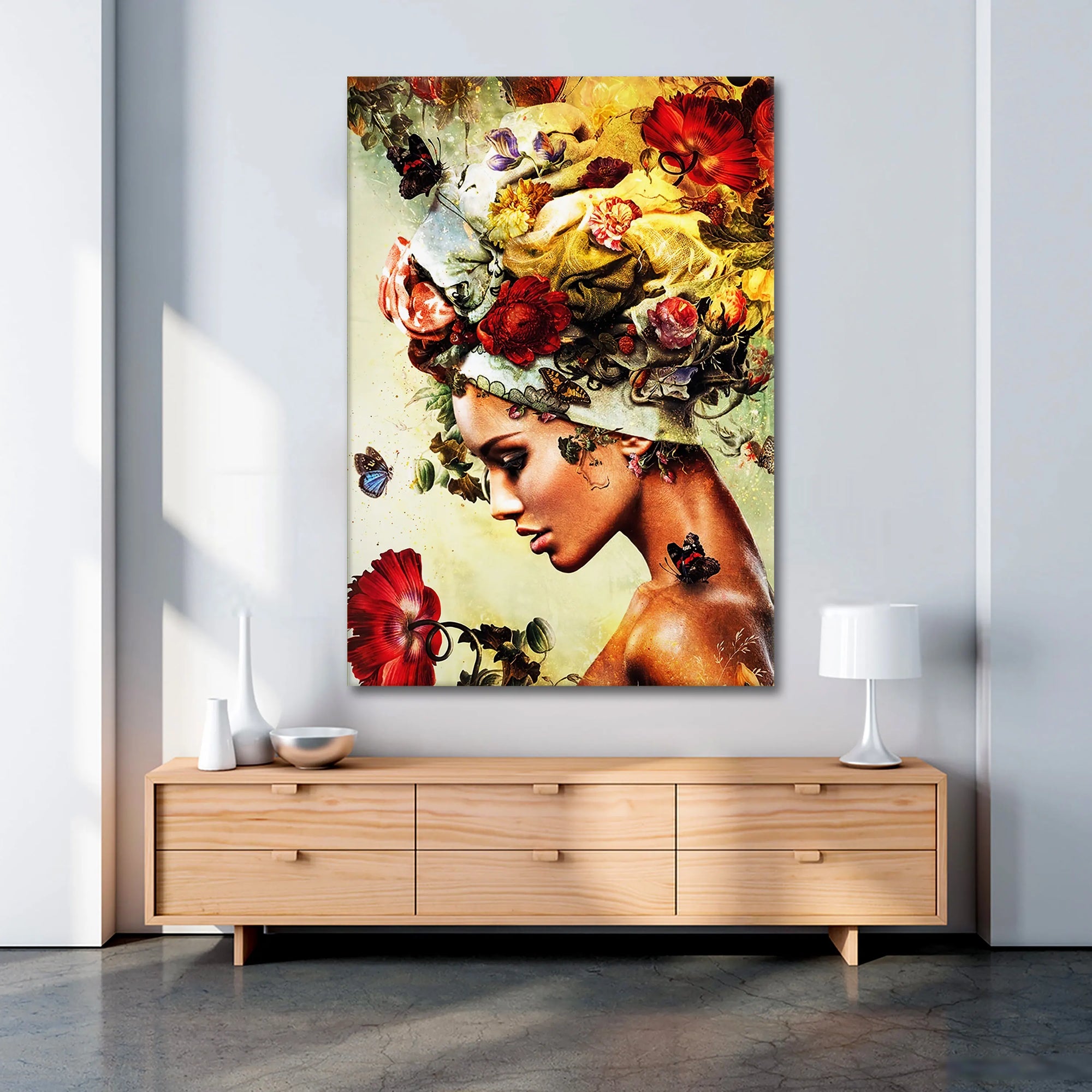 Plakat - Feminine Flowers - admen.dk