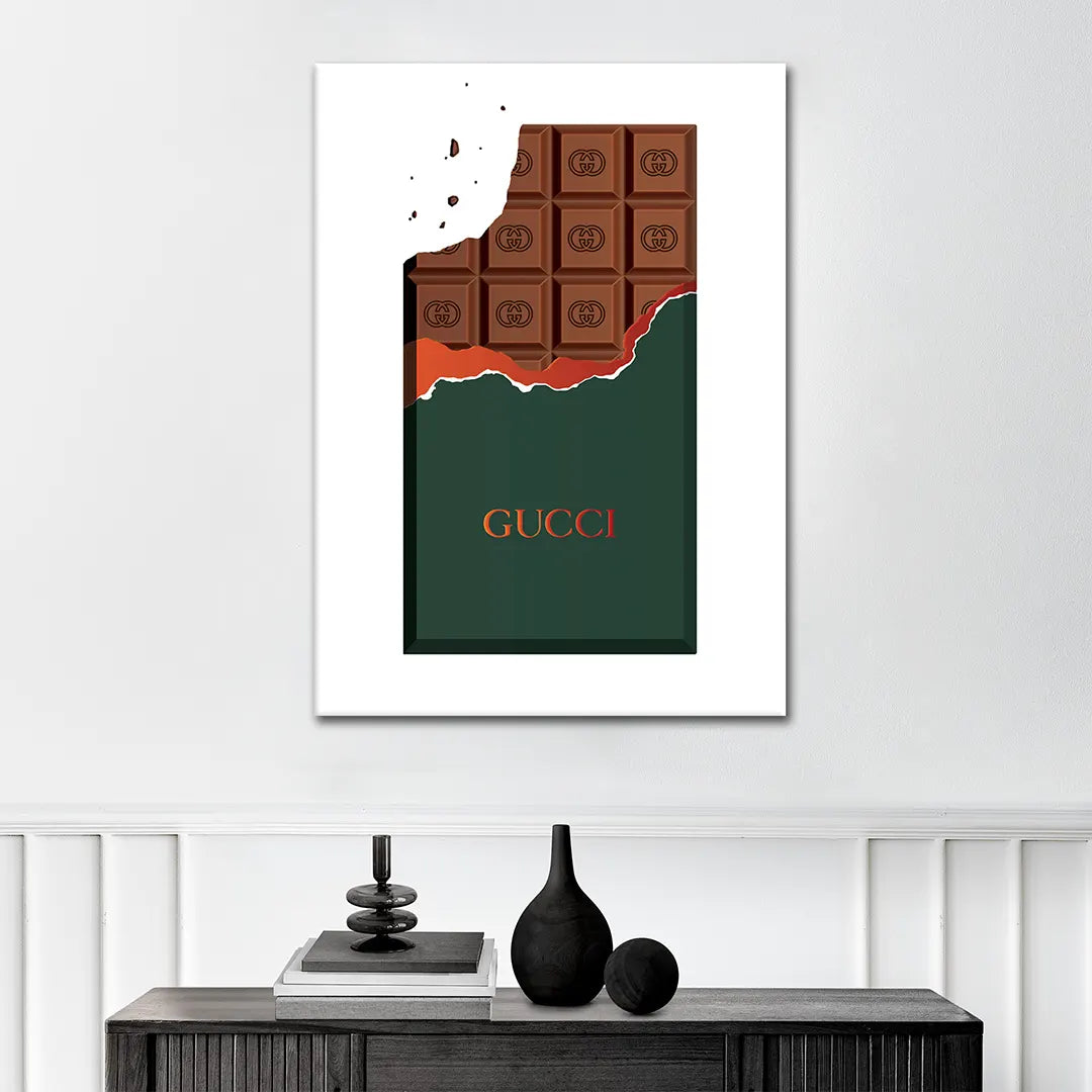 Plakat - Gucci chokolade bid - admen.dk