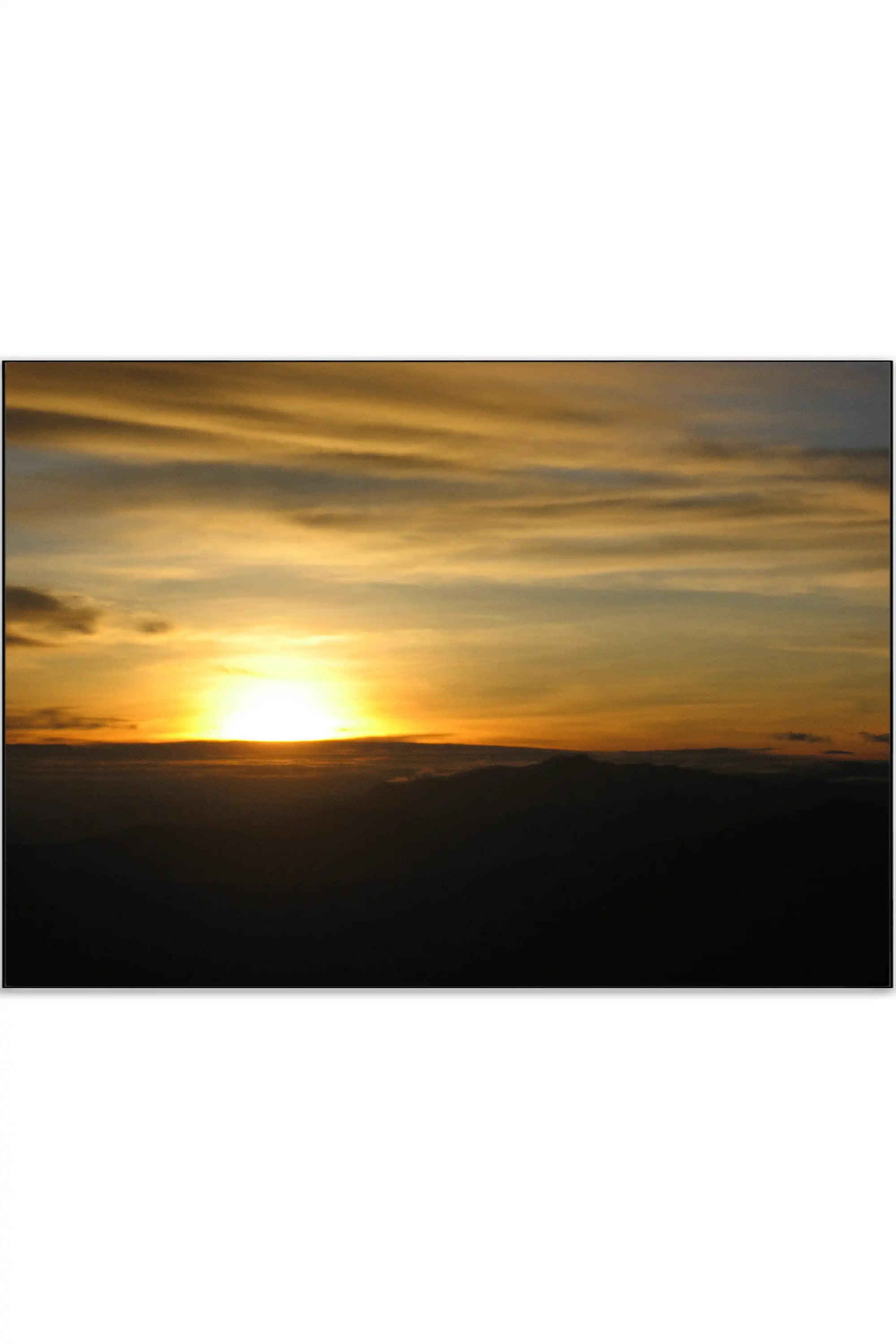 Plakat - Idyllisk sunset - admen.dk