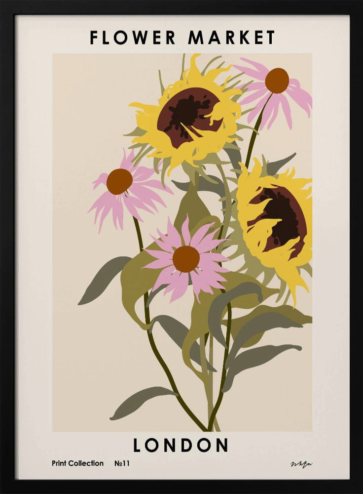 Poster - Flower Market. London