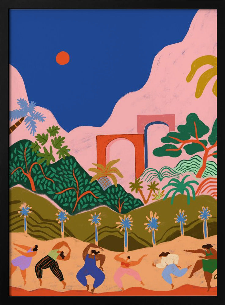 Plakat - Dancing In Paradise - Admen.dk