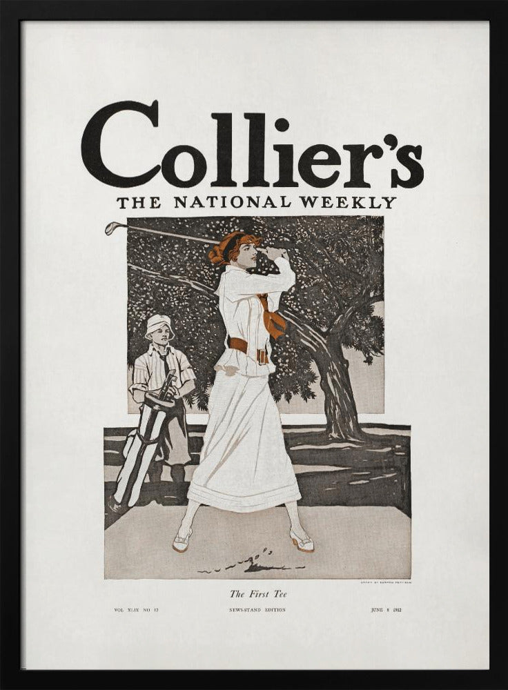 Plakat - Colliers, the National Weekly, the First Tee - Admen.dk