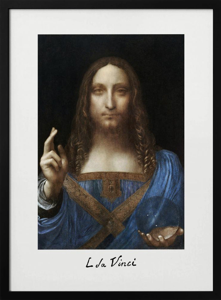 Plakat - Salvator Mundi (circa 1500) - Admen.dk
