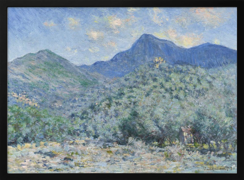 Plakat - Claude Monet&#39;s Valle Buona, Near Bordighera (1884) - Admen.dk