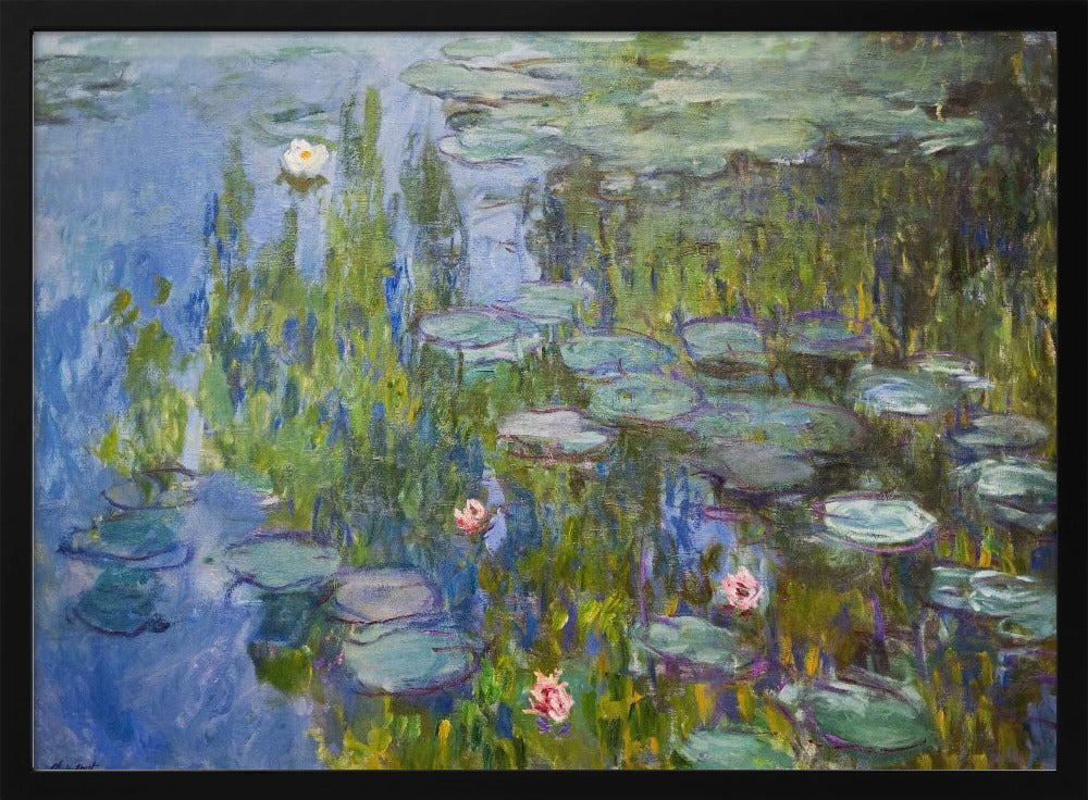 Plakat - Claude Monet&#39;s Water Lilies (1915) - Admen.dk