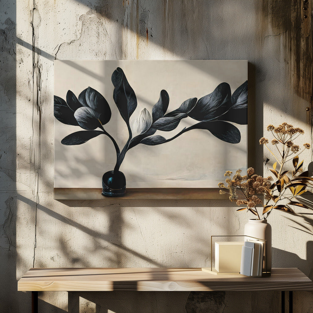 Canvas - Black Magnolia - Admen.dk