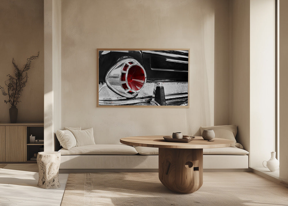 Poster - US classic car 1963 New Yorker rear abstract