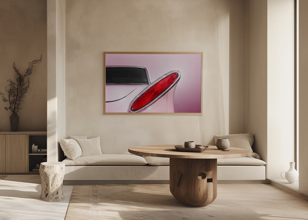 Poster - US classic car 1961 Comet tail fin abstract