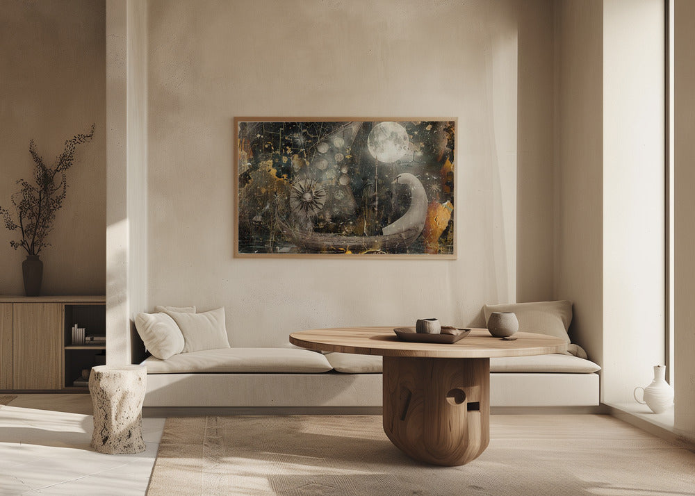 Poster - Surreal Fable Abstract Art Illustration Wallart 067