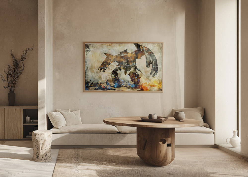 Poster - Surreal Fable Abstract Art Illustration Wallart 095