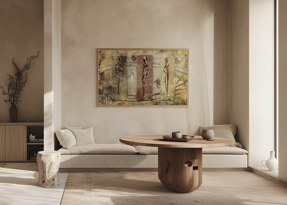 Poster - African Sahara Art Vintage Style 3