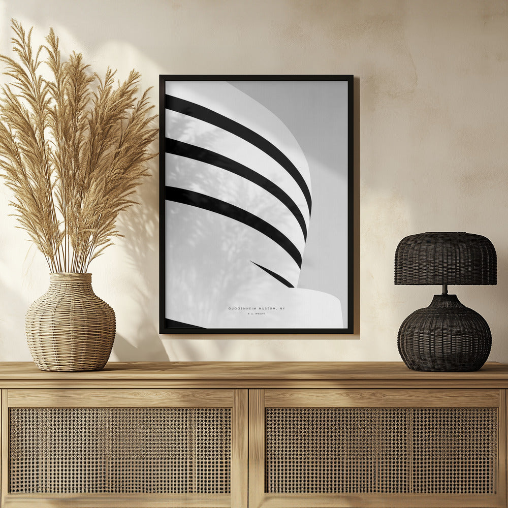 Poster - Minimal Guggenheim museum