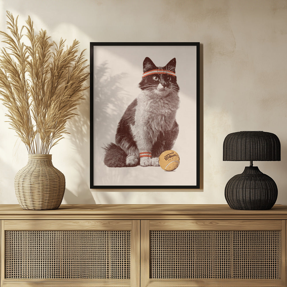 Plakat - Chat Tennis - Admen.dk