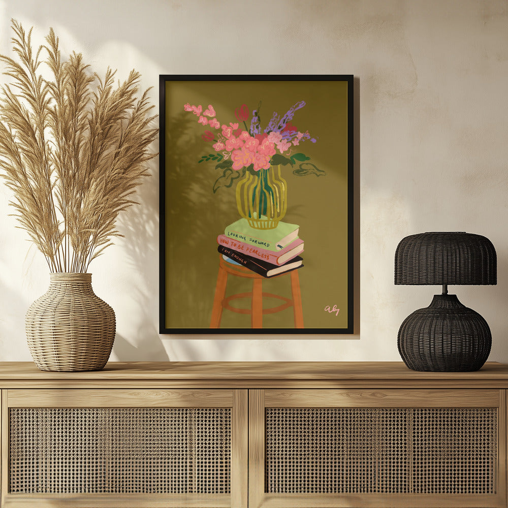 Plakat - Floral Vase - Admen.dk
