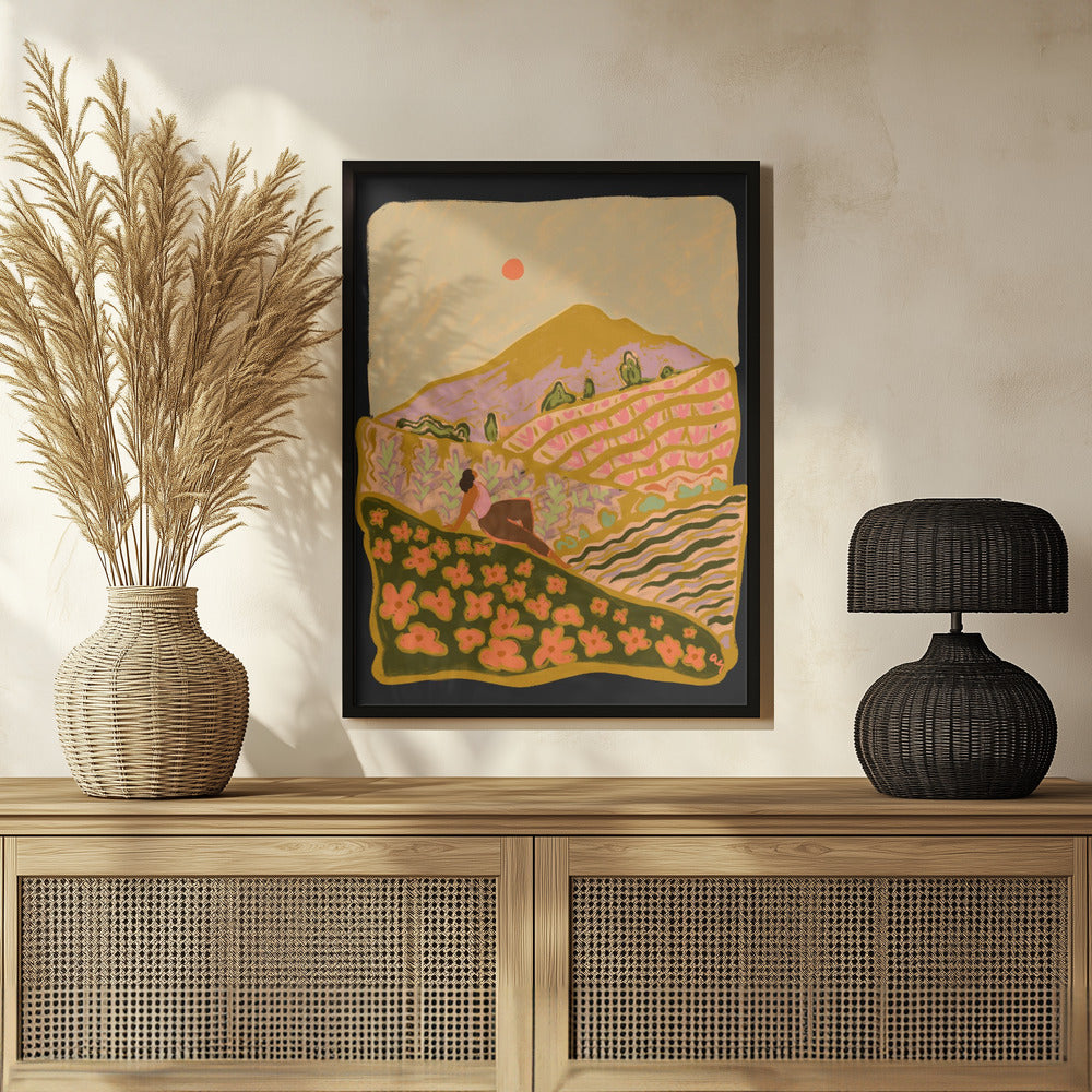 Plakat - Field Of Flowers - Admen.dk
