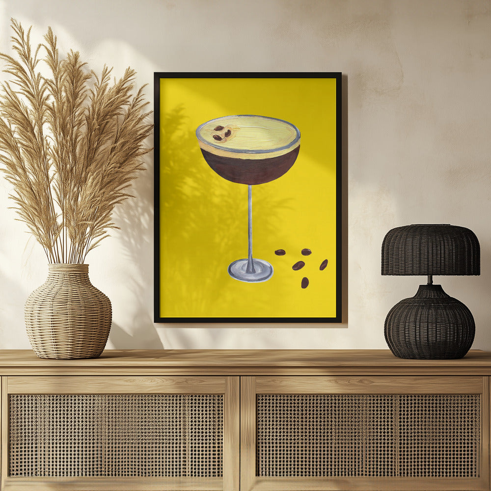 Poster - Espresso Martini Buttercup Yellow