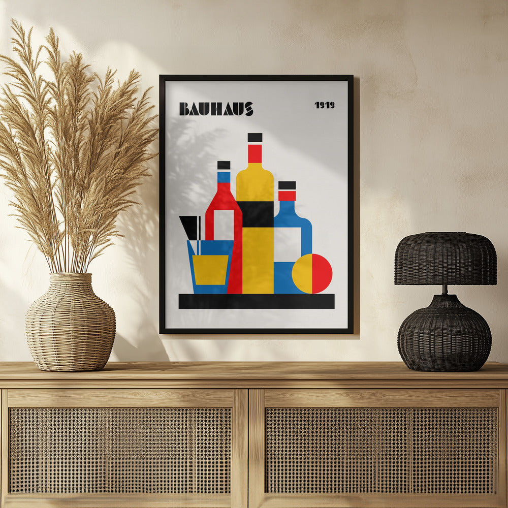 Poster - Bauhaus Wine Print