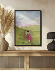 Poster - Girl in a meadow