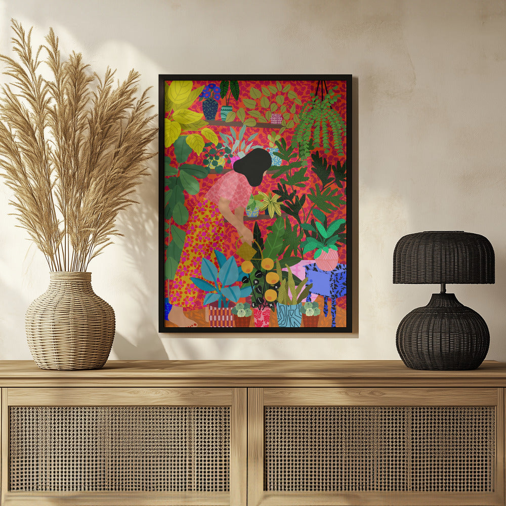 Plakat - Watering My Plants - Admen.dk