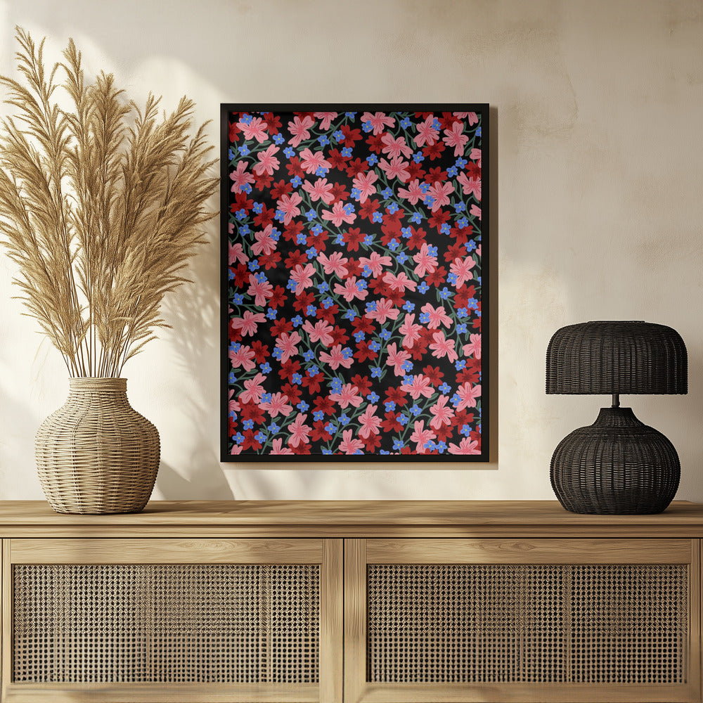 Plakat - 9933x14043 Din 50 Romantic Floral - Admen.dk