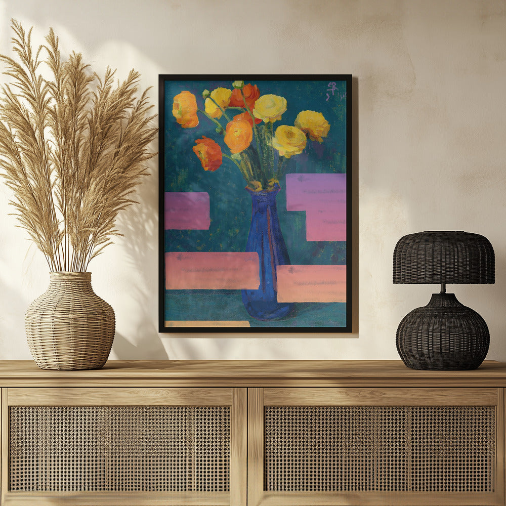 Plakat - Abstract Flowers