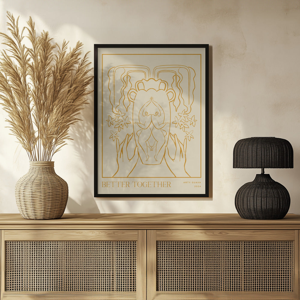 Plakat - Vessel Collection : Better Together (LineArt) - Admen.dk
