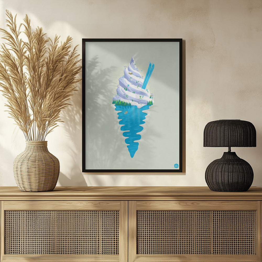 Plakat - Ski Sundae