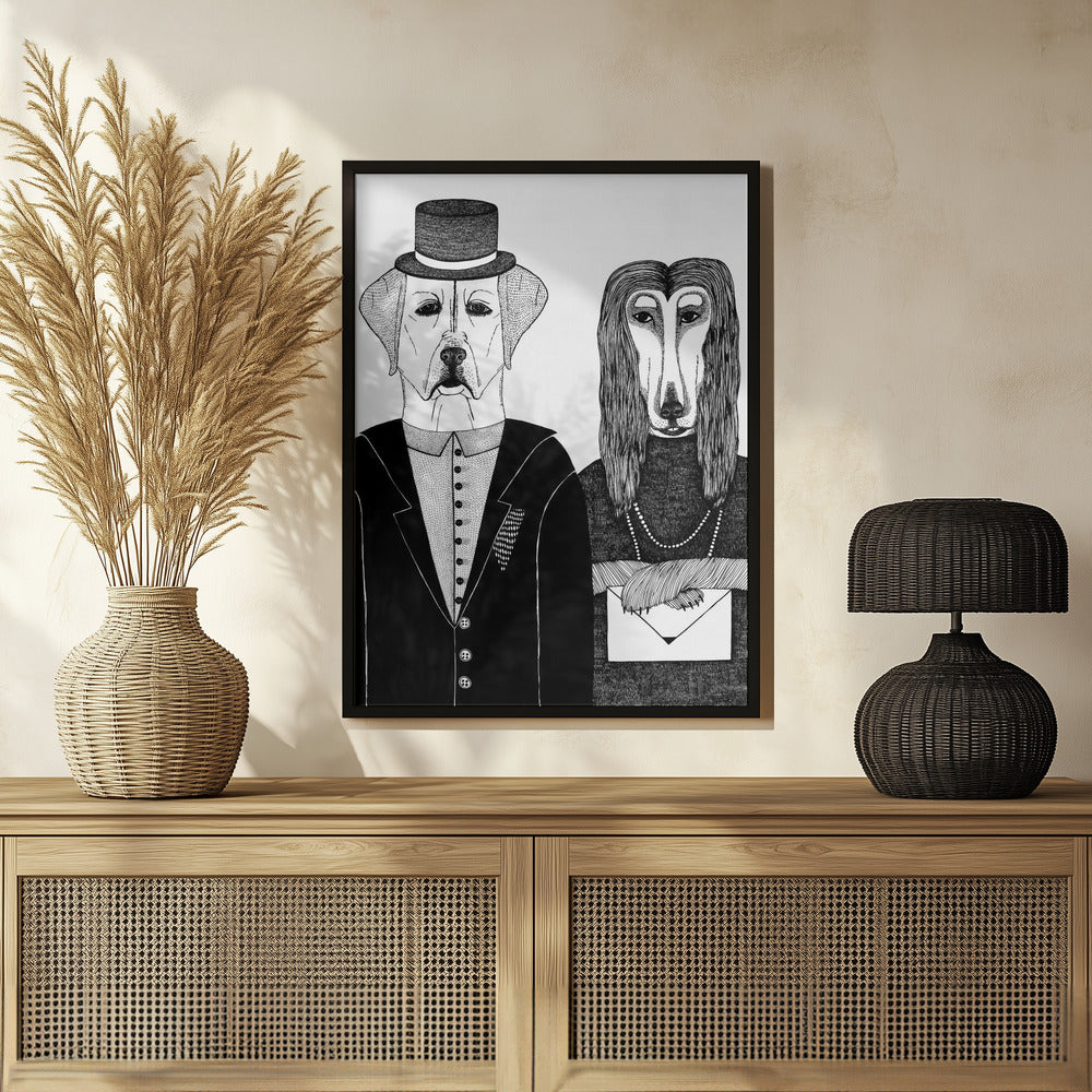 Poster - Dogs Couple