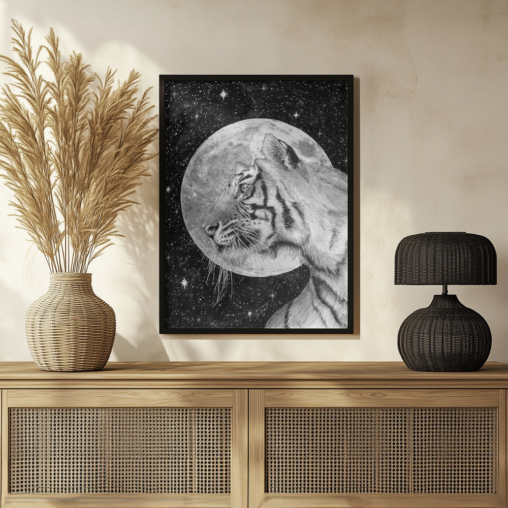 Poster - Moon and Tiger Original