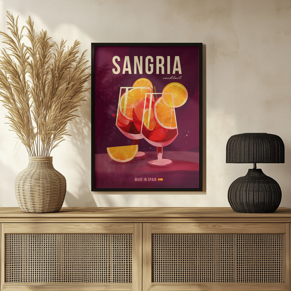 Poster - Sangria Cocktail