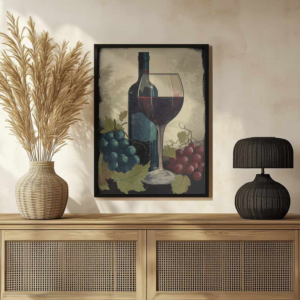 Plakat - Red Red Wine No 4