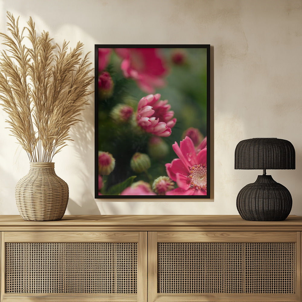 Plakat - Red Flowers 07 - Admen.dk