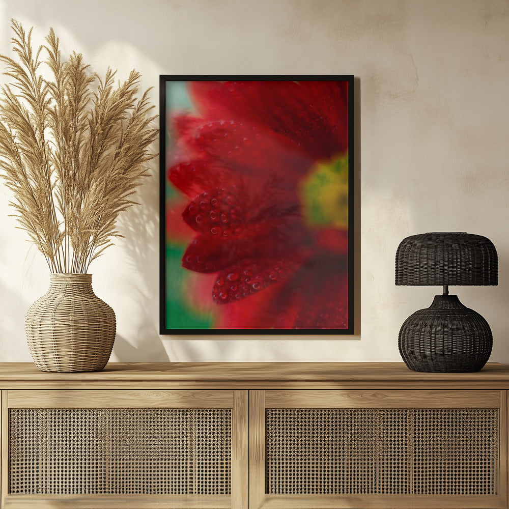 Plakat - Red Flowers 33 - Admen.dk