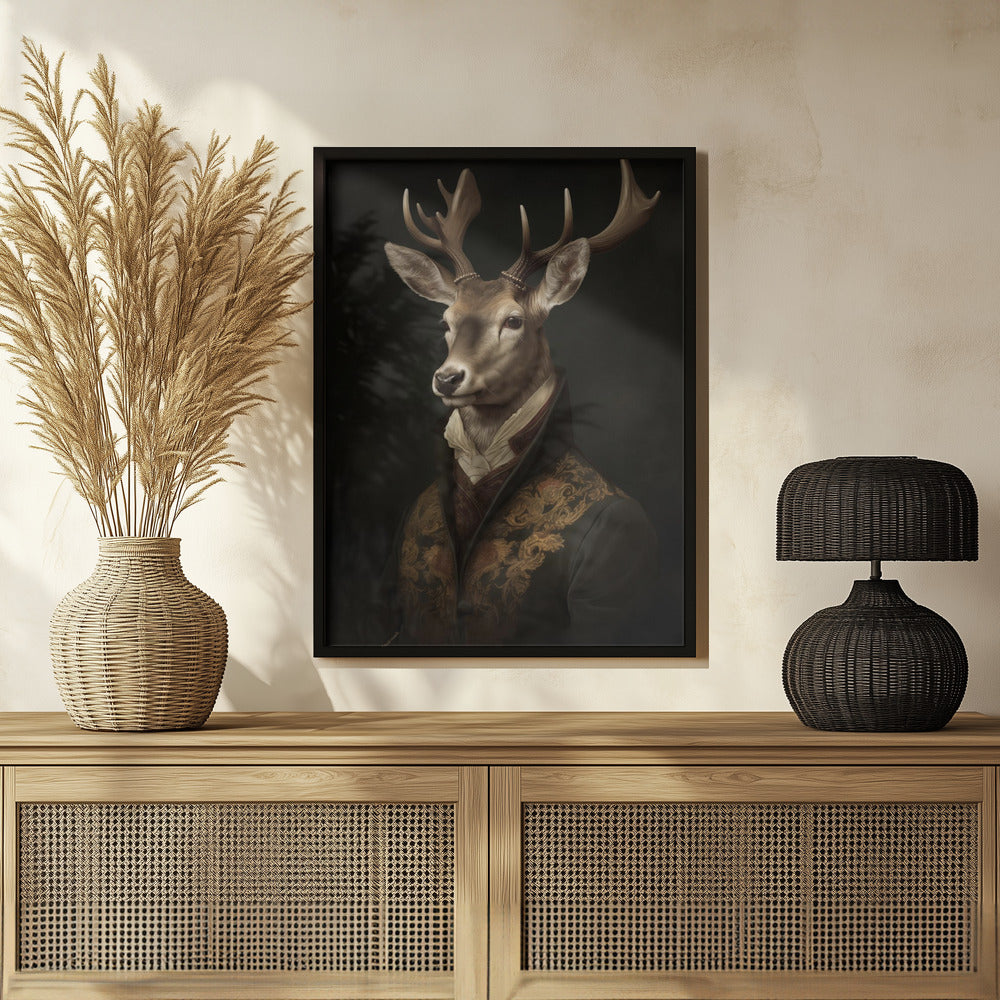 Poster - Stag Portrait