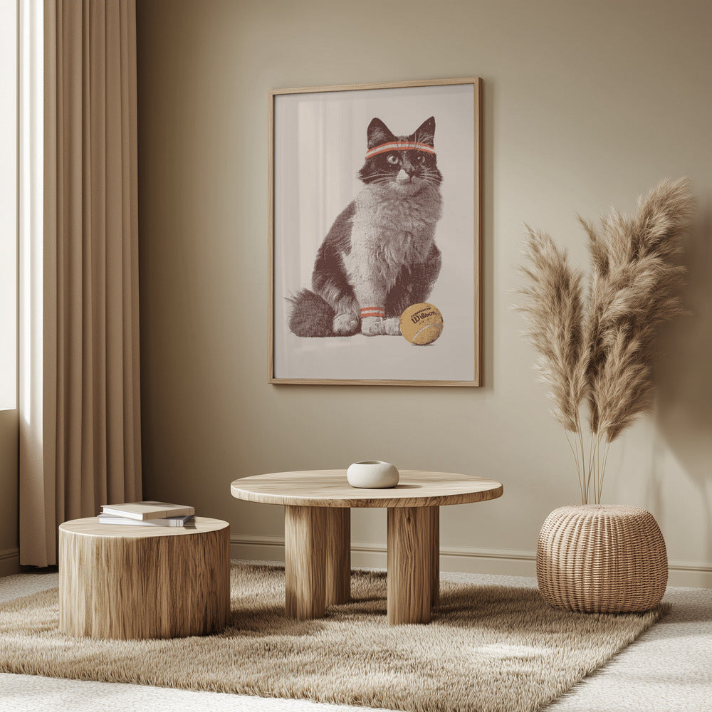 Plakat - Chat Tennis - Admen.dk