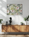 Plakat - Ananada watercolor botanical pattern