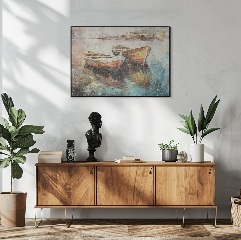 Plakat - Boats Sea Art Wallart
