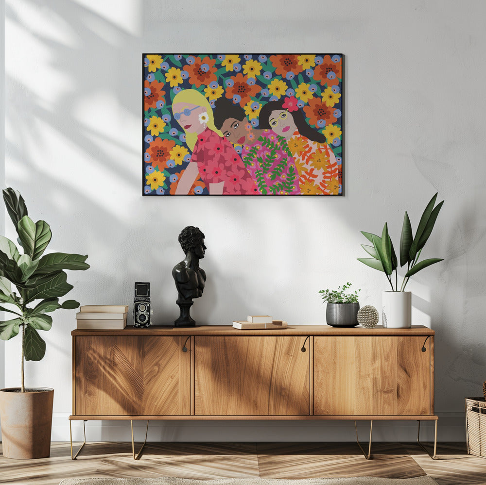 Plakat - Three Friends - Admen.dk