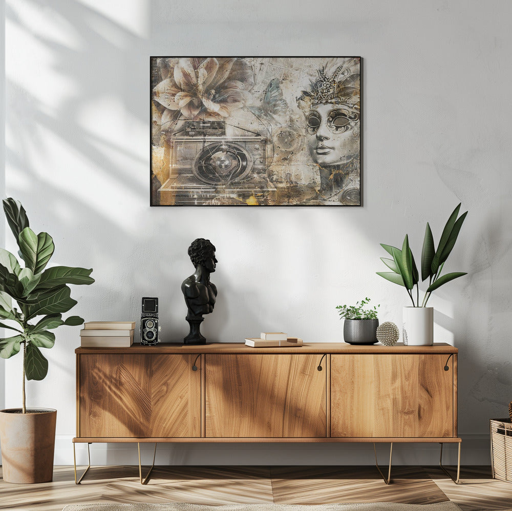 Poster - Surreal Fable Abstract Art Illustration Wallart 055