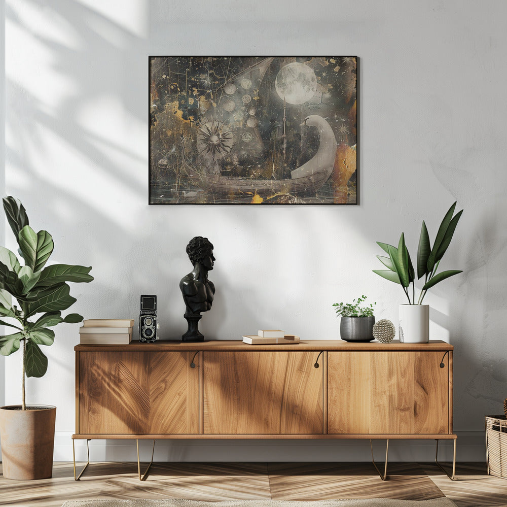 Poster - Surreal Fable Abstract Art Illustration Wallart 067