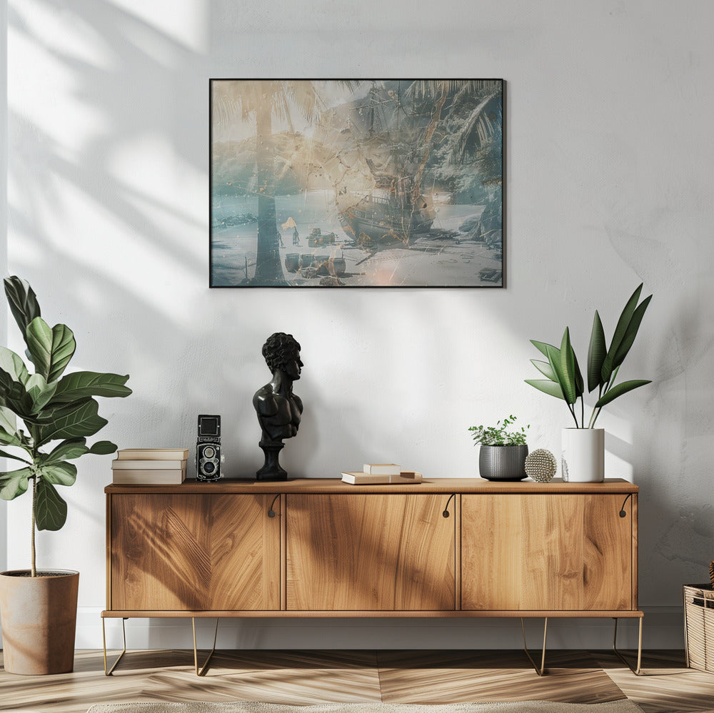 Poster - Surreal Fable Abstract Art Illustration Wallart 081