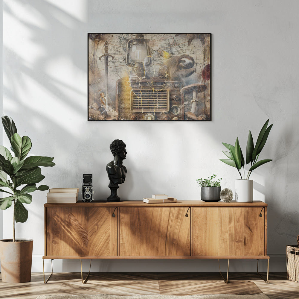 Plakat - Surreal Fable Abstract Art Illustration Wallart 086