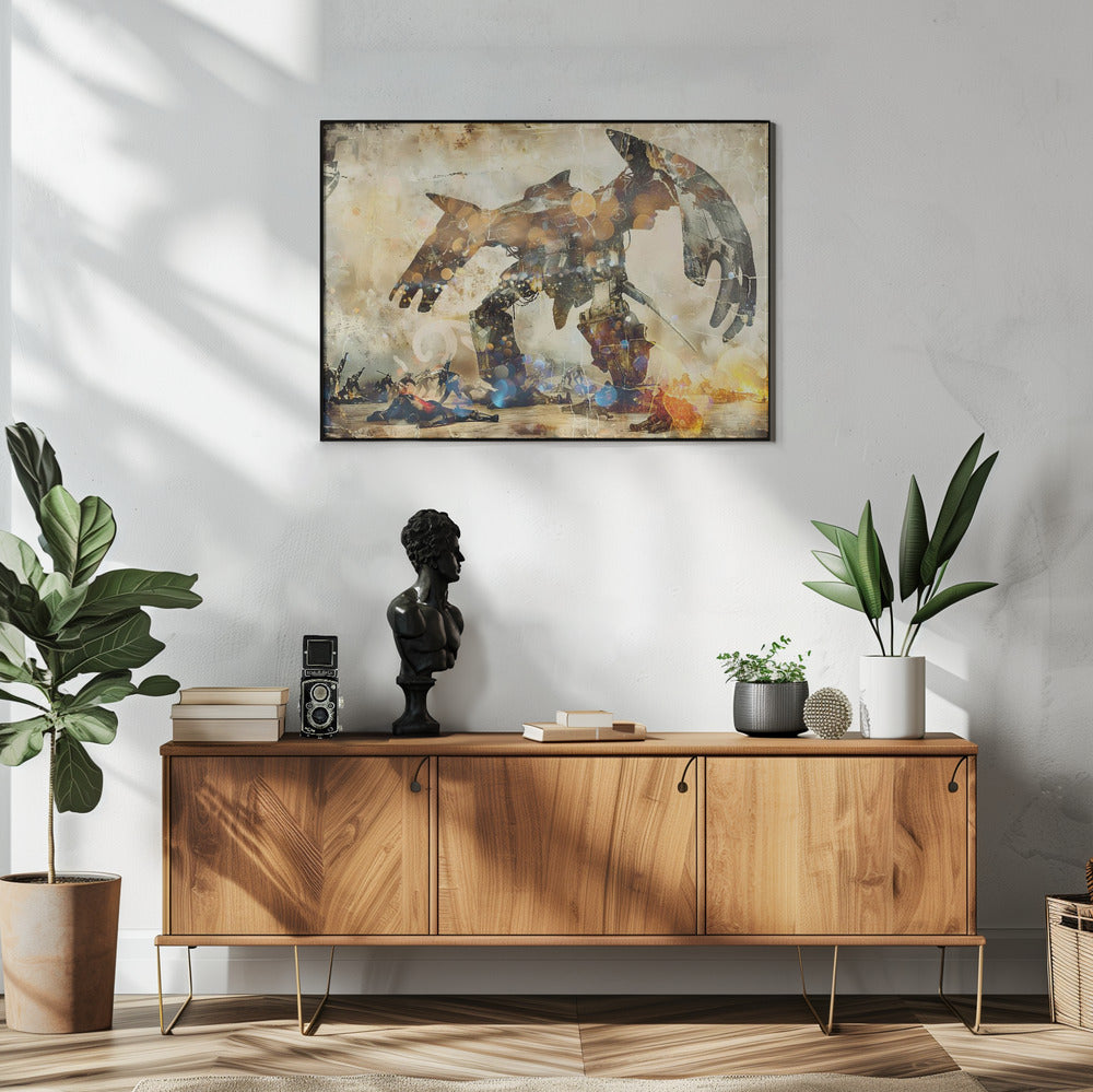 Poster - Surreal Fable Abstract Art Illustration Wallart 095