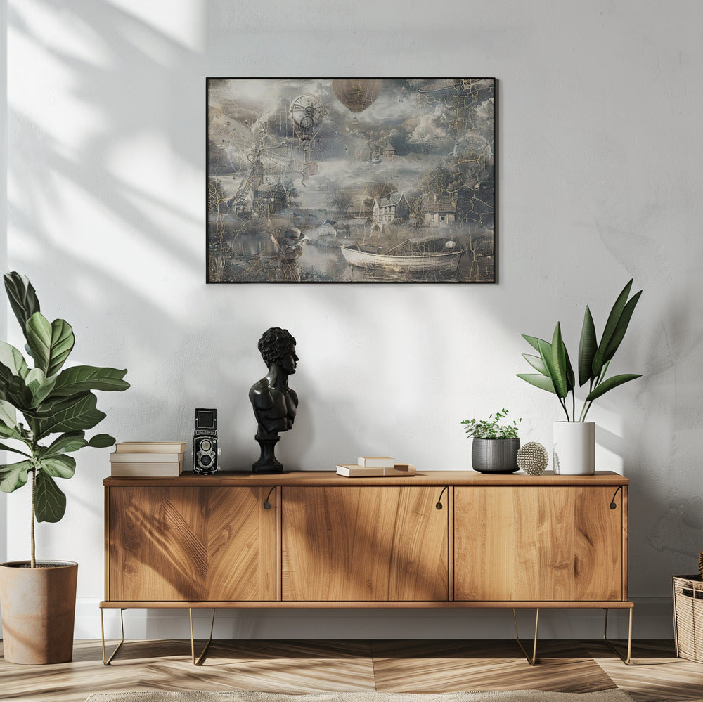 Poster - Surreal Fable Abstract Art Illustration Wallart 109