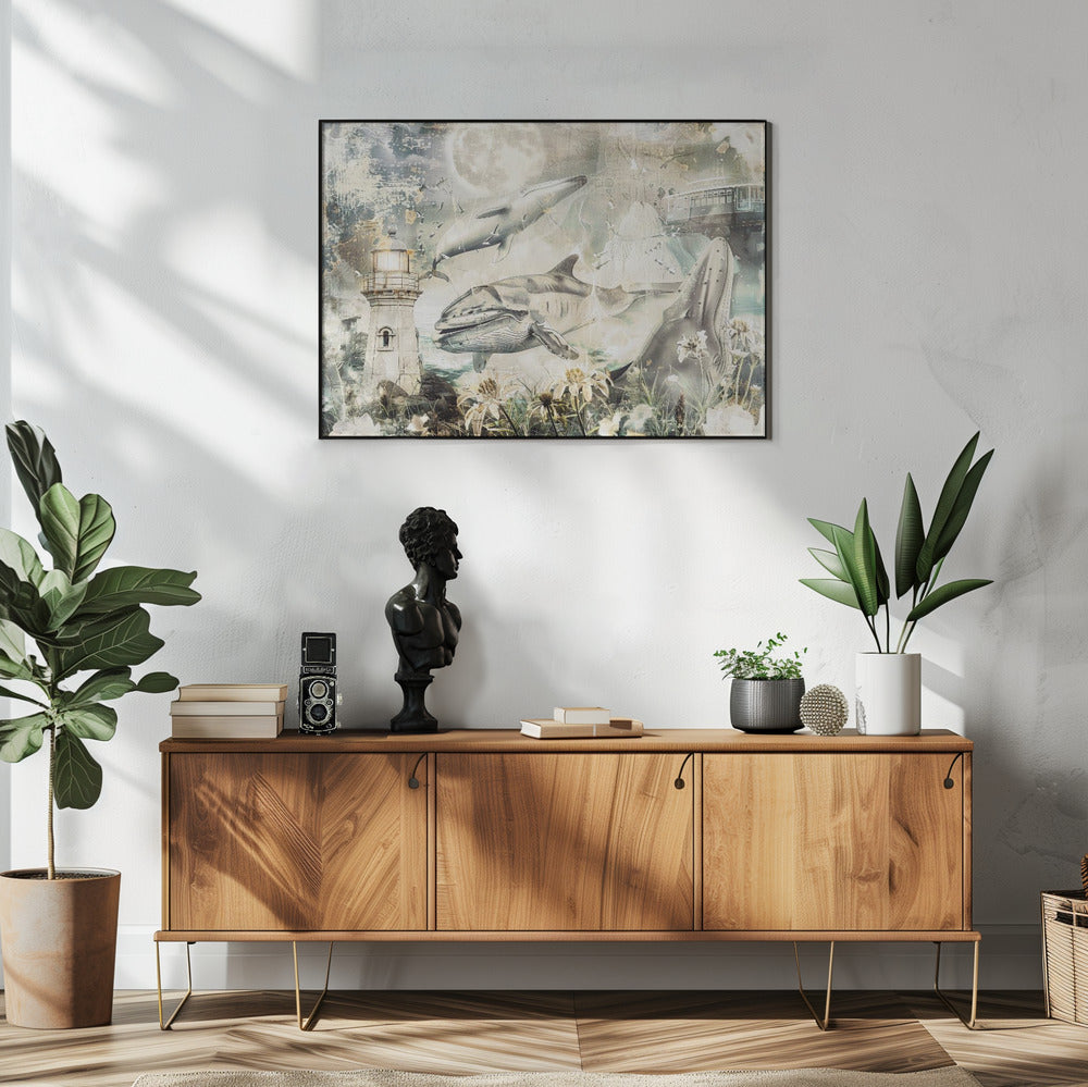 Poster - Surreal Fable Abstract Art Illustration Wallart 113