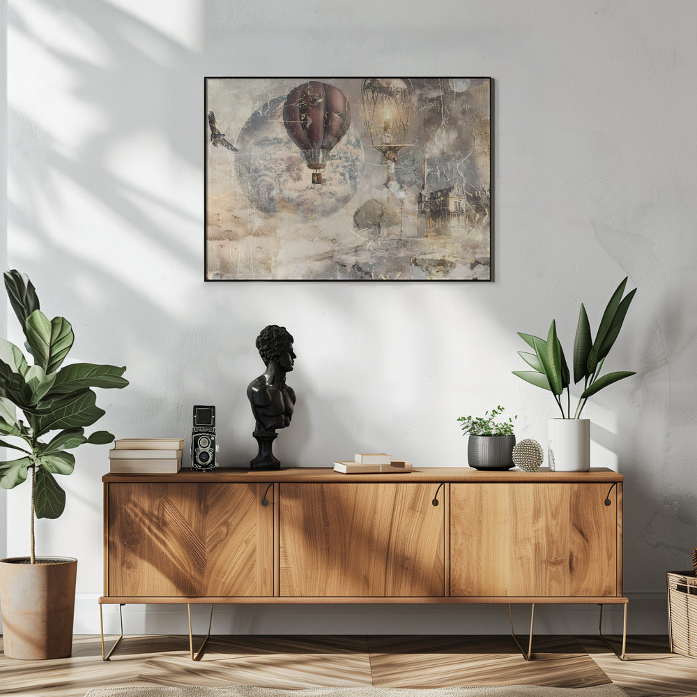 Poster - Surreal Fable Abstract Art Illustration Wallart 119