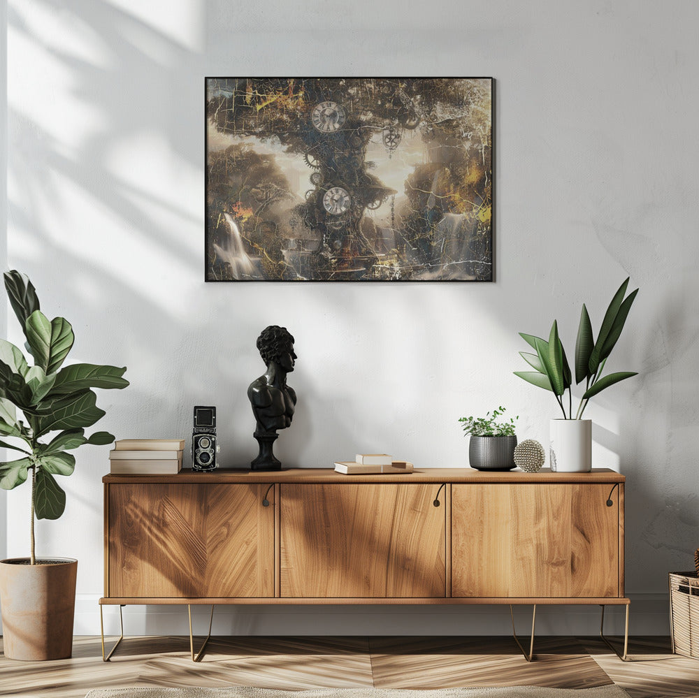 Poster - Surreal Fable Abstract Art Illustration Wallart 128