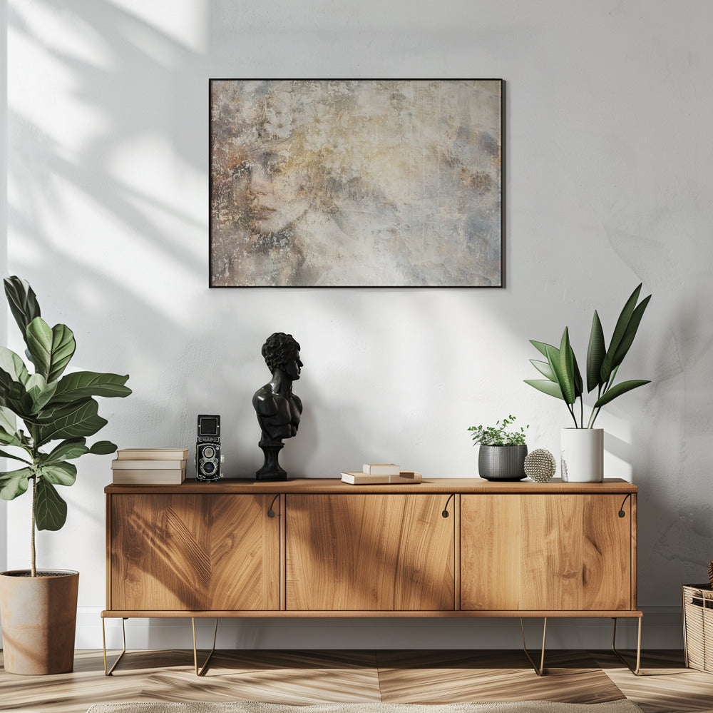 Poster - Woman Portrait Abstract Art Illustration Wallart 32